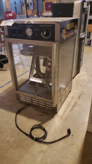 Gold Medal 5551PZ 18" Countertop Merchandiser w/ (4) 14" Pizza Capacity & 1-Door

Not Tested

(Location 1)