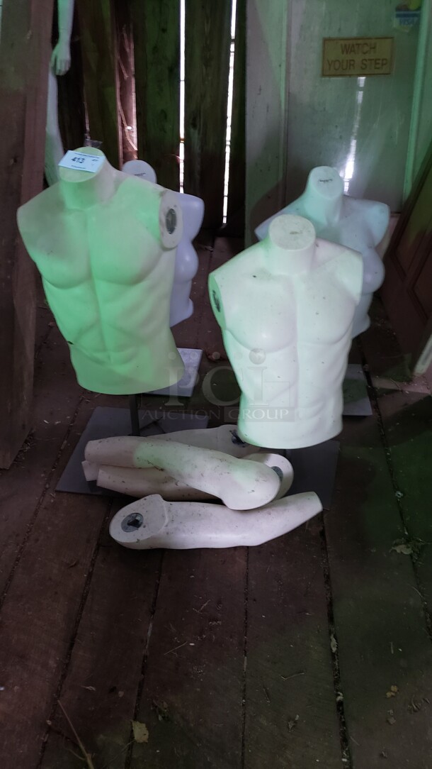 Lot of 4 Mannequin Torsos 

(Location 3) - Image 1 of 1