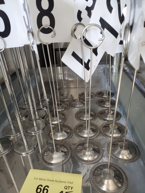 Ring-Clip Table Number Holder/Number Stand/Place Card Holder BIDX25 - Image 3 of 4