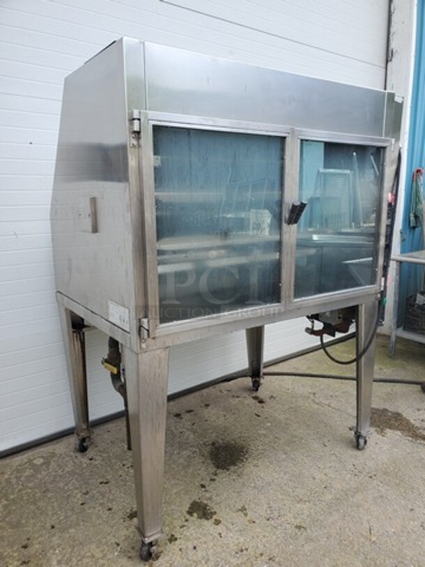 HARDT INFERNO NAT GAS COMMERCIAL ROTISSERIE OVEN|58"X38"X72"|Tested and Working! - Image 3 of 9