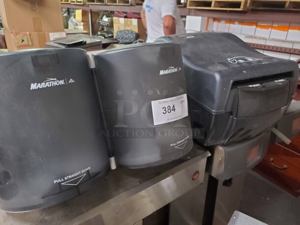 ALL ONE MONEY Lot of 3 Paper Towel Dispenser - Image 3 of 3