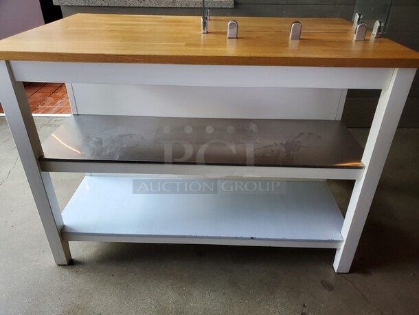 Wooden Stand Table - Image 2 of 3