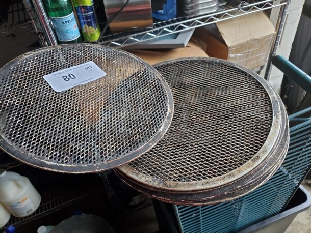 Lot of 12 Small Pizza Screens - Image 1 of 3