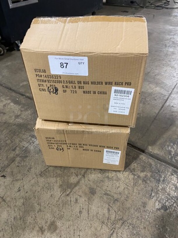 NEW! IN THE BOX! Ecolab Bag Holder Wire Rack! - Image 1 of 5