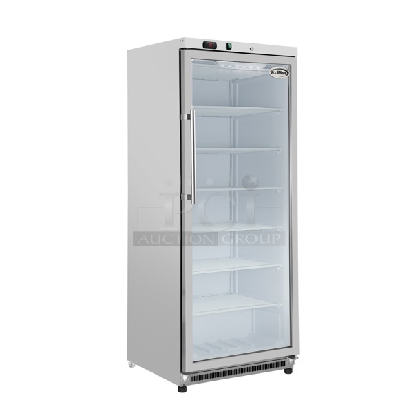 BRAND NEW SCRATCH & DENT!! IN THE BOX!! Koolmore KM-FMD20SGD 21 Cu. Ft. Commercial Freezer with Glass Door in Stainless Steel - Manual Defrost. More Pictures coming soon.  - Image 1 of 4