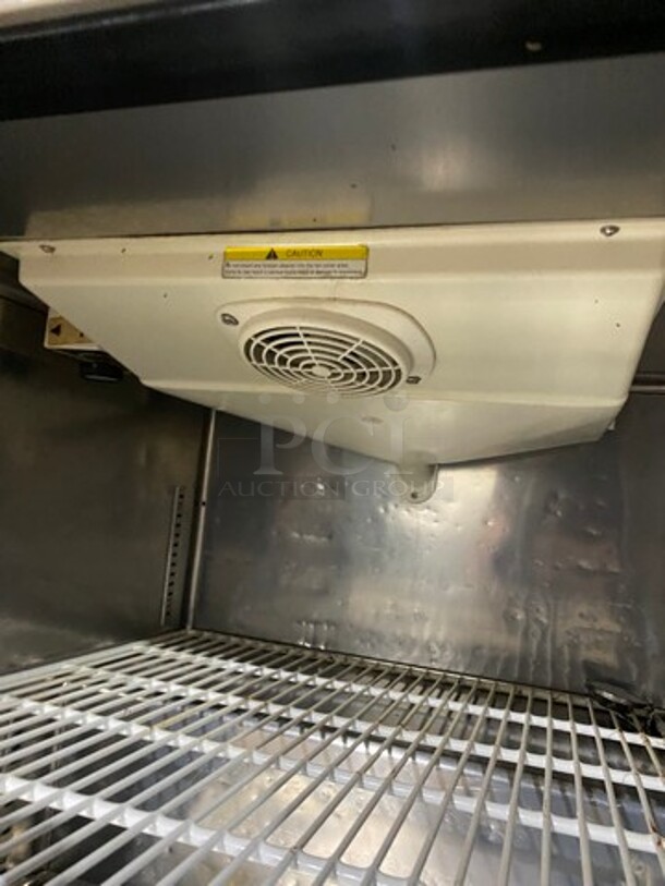 Everest Commercial Single Door Lowboy/ Worktop Cooler! All Stainless Steel! Model: ETBR1 SN: BTBR112100008 115V 60HZ 1 Phase - Image 6 of 8