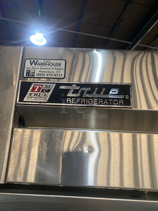 COOL! True Commercial 2 Door Reach In Refrigerator! With Poly Coated Racks! All Stainless Steel! On Casters! Model: T35 SN: 5079191 115V 60HZ 1 Phase - Image 9 of 10