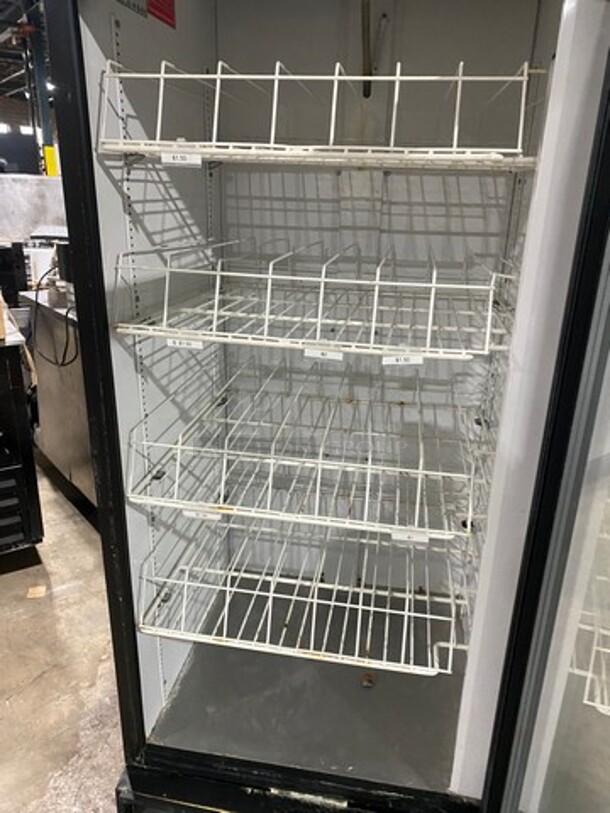 True Commercial Single Door Reach In Refrigerator Merchandiser! With View Through Door! With Poly Drink Racks! Model: GDM26 SN: 11418373 115V 60HZ 1 Phase - Image 5 of 8