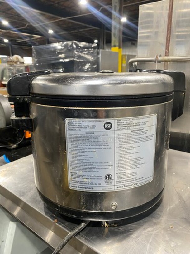 Amko Commercial Countertop Electric Powered Countertop Rice Cooker/ Warmer! WORKING WHEN REMOVED! Model: AK50RC 120V - Image 4 of 6