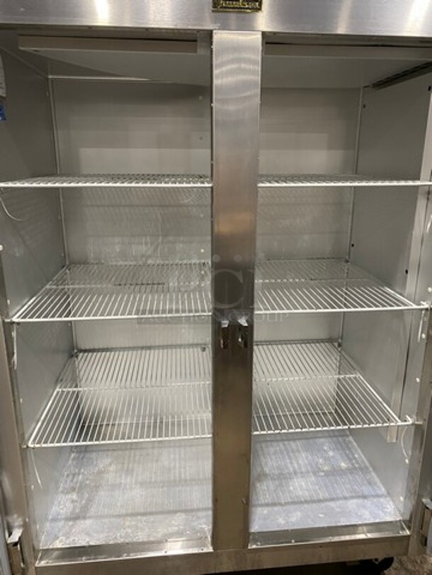 Traulsen Commercial 2 Door Reach In Refrigerator! With Poly Coated Racks! All Stainless Steel! Model: G20010 SN: T178405A12 115V 60HZ 1 Phase - Image 5 of 10
