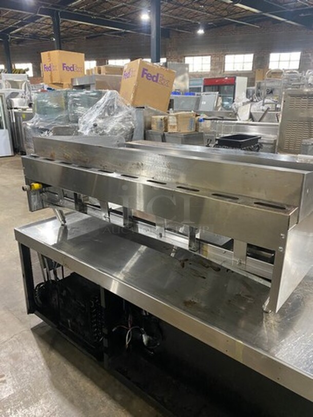Sierra Commercial Countertop Natural Gas Powered Flat Top Griddle! With Back And Side Splashes! All Stainless Steel! On Small Legs! - Image 3 of 8