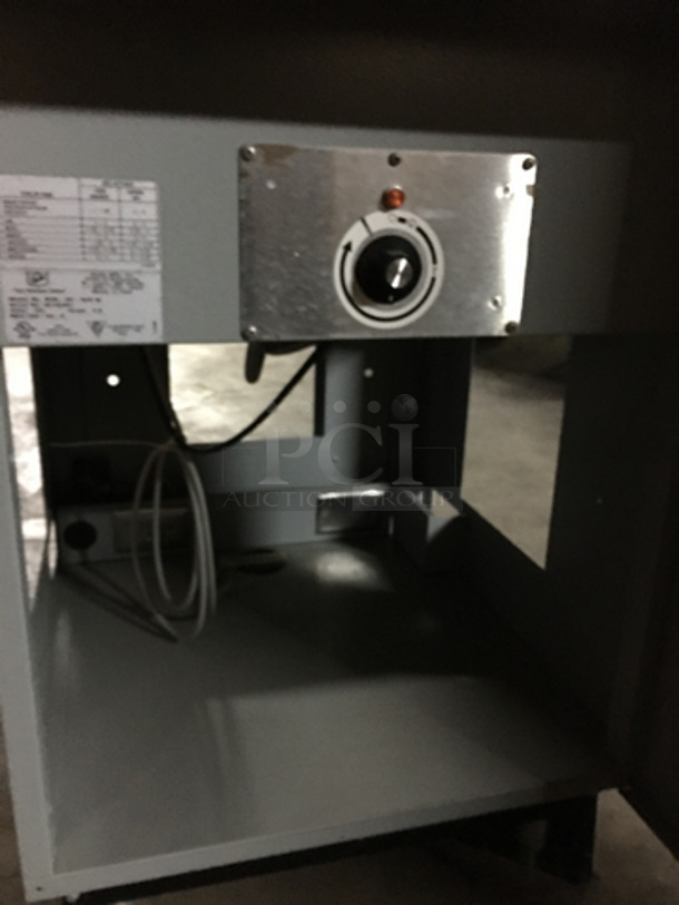 Duke Commercial Soup/Food Warming Station! Electric Powered! All Stainless Steel! On Legs! Model: SWH700-25FLM SN:02102660 120V 60HZ 1 Phase - Image 7 of 7