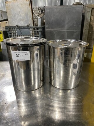 NEW! Winco Stainless Steel Round Soup Pan Insert! 5x Your Bid!