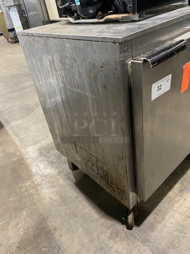 Beverage Air Commercial Single Door Undercounter Cooler! Stainless Steel! On Casters! Model: UCR27 SN: 3342816 115V 60HZ 1 Phase - Image 2 of 7