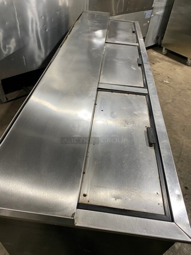 Migali Commercial Bar Back Beer Bottle Cooler! With 3 Sliding Stainless Steel Top Doors! Model: HBC95 SN: 2009020157 115V 1 Phase - Image 4 of 8