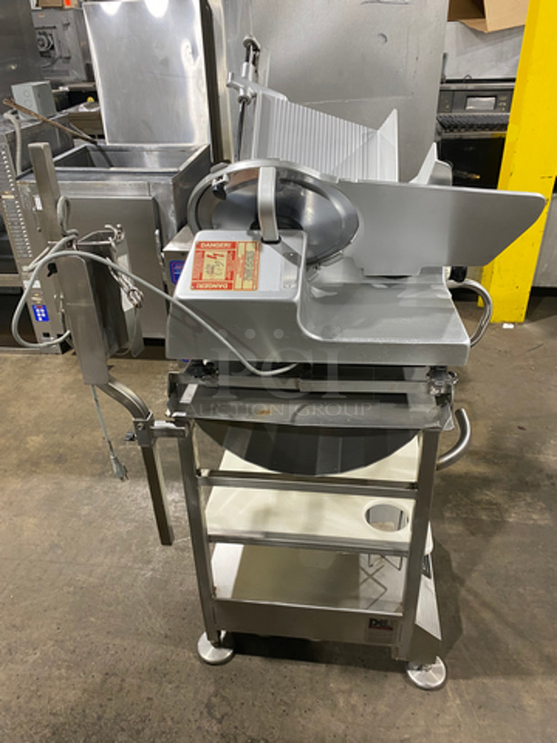 Bizerba Commercial Meat/Deli Slicer! On Stand! With Storage Area Underneath! All Stainless Steel! On Legs! Model: SE12 SN: 30001590 120V 60HZ 1 Phase - Image 3 of 11