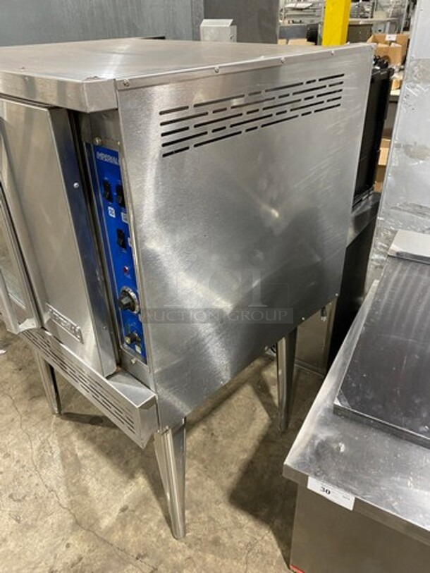 Imperial Commercial Natural Gas Powered Convection Oven! With View Through Door! With Metal Oven Racks! Stainless Steel! On Legs! - Image 3 of 7