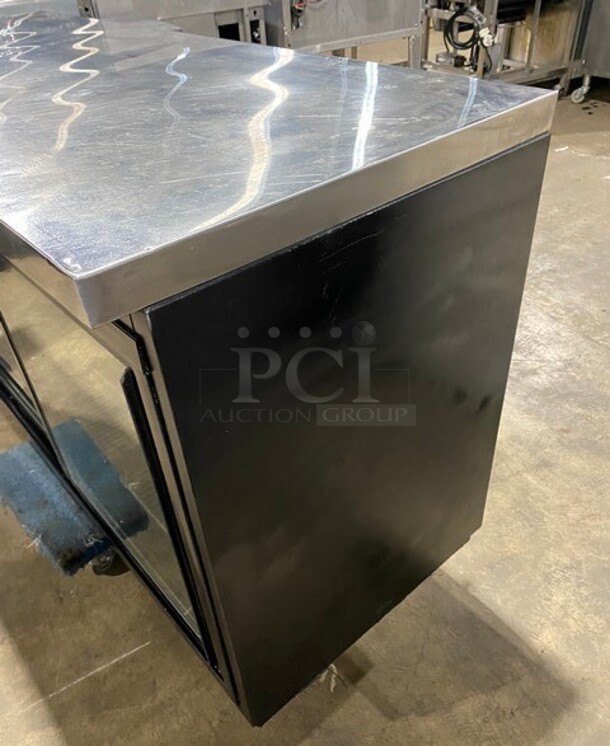 Continental Refrigerator 2 Door Slide Glass Bar Back Cooler! MODEL BBC69-SQD SN:14746705 115V 1PH - Image 3 of 8