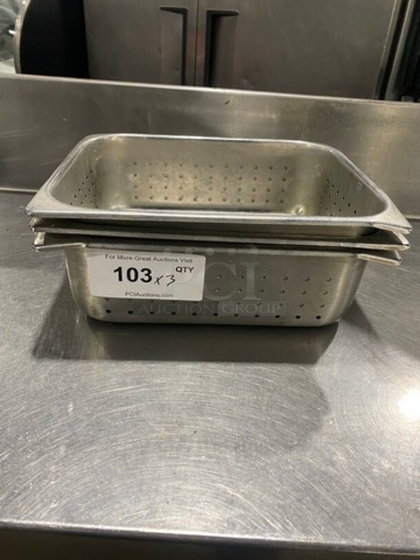 Perforated Pans! 3x Your Bid! - Image 1 of 4