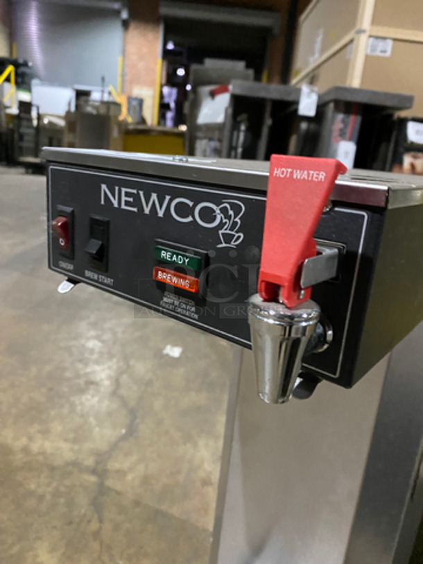 Newco Single Coffee Brewer Machine! With Hot Water Line! Stainless Steel Body! Model: ACED SN: A00185538 120V 60HZ 1 Phase - Image 6 of 8
