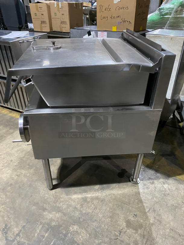 FAB! Cleveland Natural Gas Powered Tilt Skillet/Braising Pan! All Stainless Steel! On Legs! - Image 6 of 7