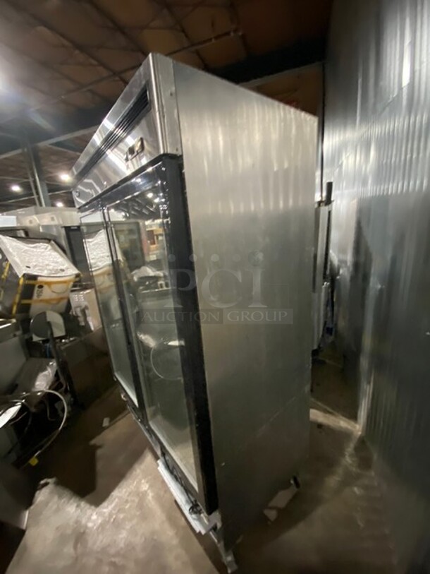 Atosa Commercial Double Glass Door Reach In Freezer/Merchandiser! All Stainless Steel! On Casters! 115V 1 Phase! Model: MCF8703 SN: MCF870307716033000C40030! - Image 2 of 10