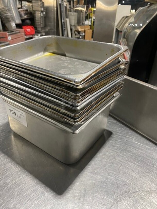 Commercial Steam Table/ Prep Table Food Pans! All Stainless Steel! 11x Your Bid! - Image 2 of 6