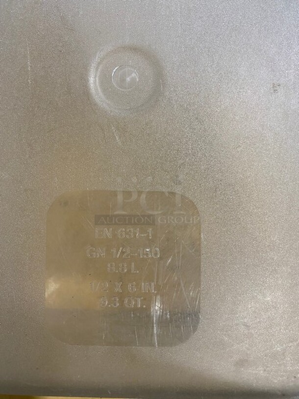 Polycarbonate Clear Food Pans! 2X Your Bid!  - Image 7 of 7
