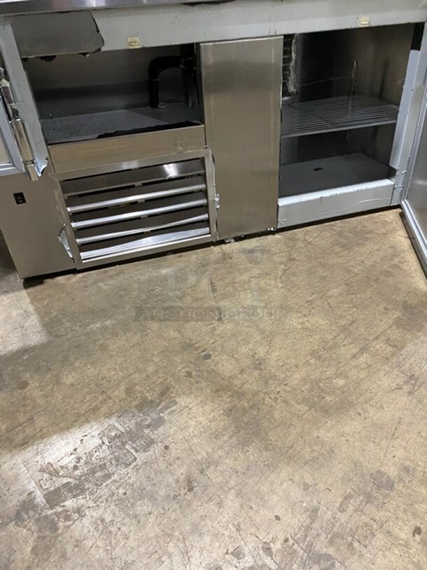 2018 Leader Commercial 2 Door Lowboy/ Worktop Cooler! All Stainless Steel! Model: LB60SC SN: AB03C0703A 115V 60HZ 1 Phase - Image 5 of 8