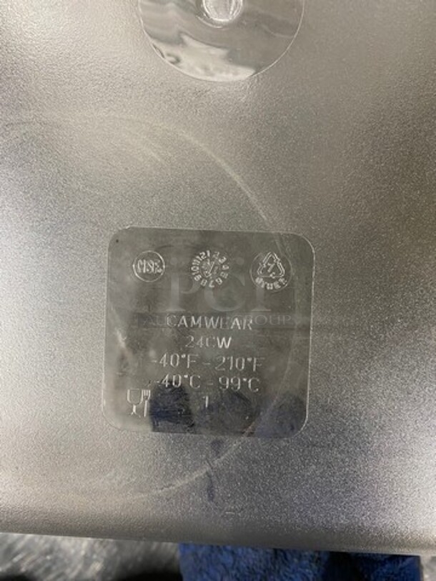 Cambro Clear Poly 1/2x4" Food Containers! 3x Your Bid! - Image 6 of 6