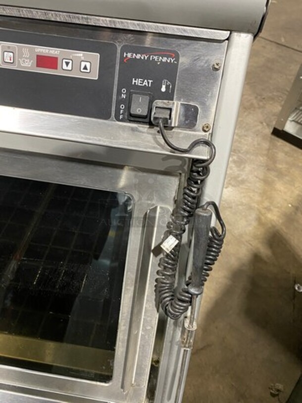 Henny Penny Commercial Countertop Electric Powered Heated Food Display Case Merchandiser! With Rear Access Sliding Doors! Stainless Steel Body! Model: HMR105 SN: HA1305063 120/208V 60HZ 1 Phase - Image 9 of 12