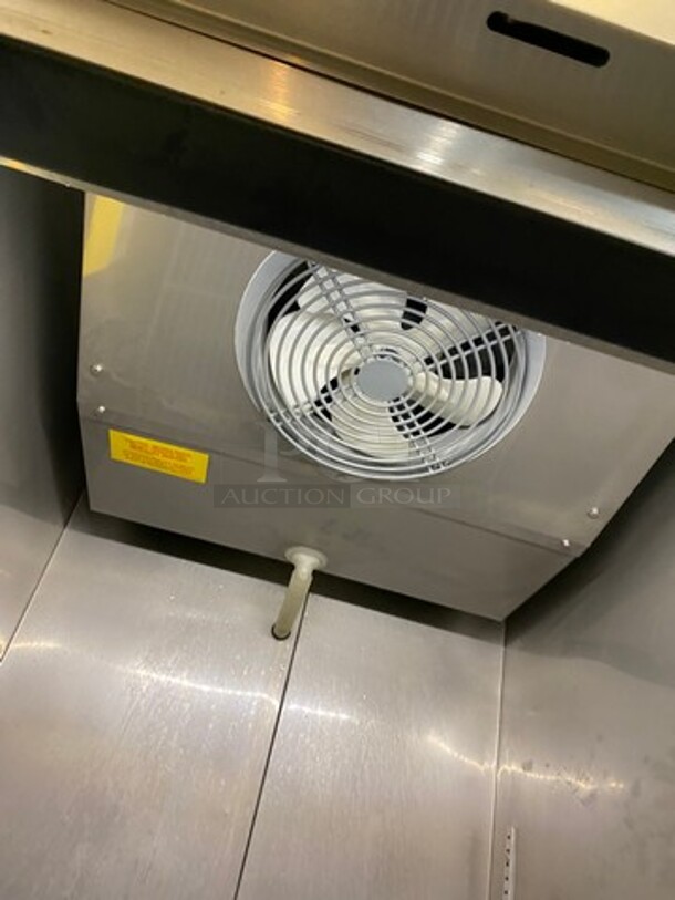 LATE MODEL! 2021 Asber Commercial Single Door Reach In Cooler! With Poly Coated Racks! All Stainless Steel! On Casters! WORKING WHEN REMOVED! Model: ARR23HFHC SN: 8102307660 115V 60HZ 1 Phase - Image 5 of 7