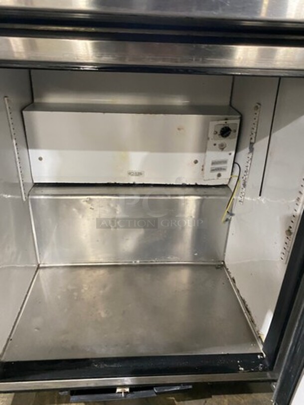 True Commercial Single Door Lowboy/Worktop Freezer! With Back Splash! All Stainless Steel! Model: TWT27F SN: 7698538 115V 60HZ 1 Phase - Image 6 of 10