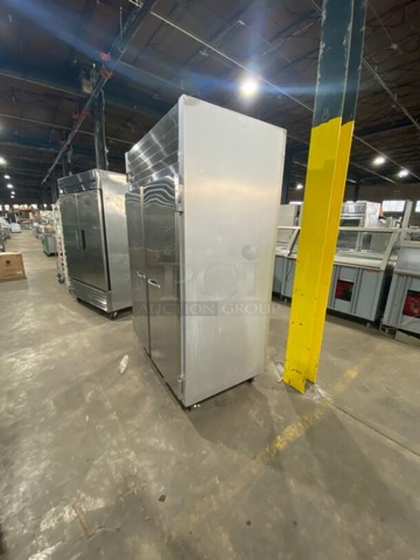 Traulsen Commercial 2 Door Reach In Refrigerator! With Poly Coated Racks! All Stainless Steel! On Casters! Model: G20010 SN: T22246H09 115V 60HZ 1 Phase - Image 6 of 8