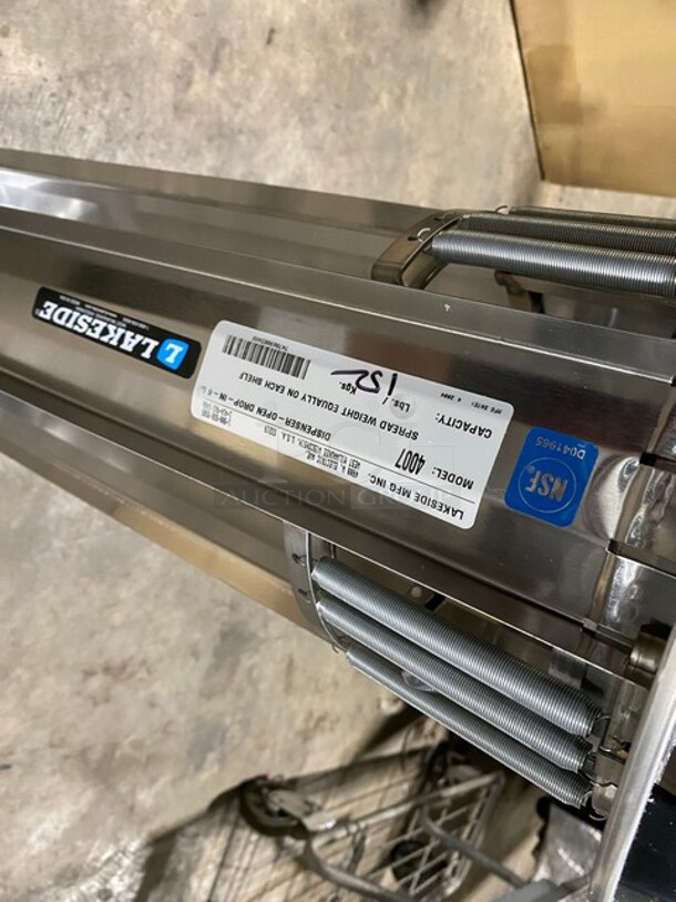 BRAND NEW! IN THE BOX! Lakeside All Stainless Steel Commercial Plate Dispenser! Model: 4007 - Image 5 of 5