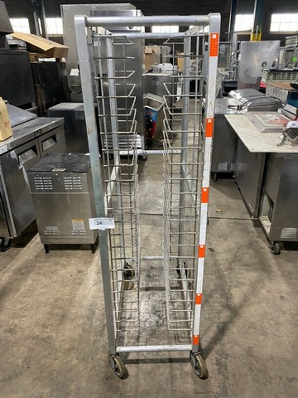 Commercial Pan Transport Rack! Holds Full Size Pans! On Casters!