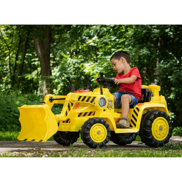 Kid Trax Nickelodeon’s PAW Patrol: Rubble’s Digger, 6-Volt Ride-On Toy, ages 3 – 5, yellow.
22.99 x 55.61 x 23.38 - Image 4 of 8