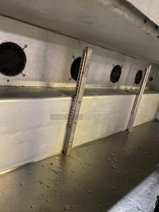Leader Commercial Refrigerated Sandwich Prep Table! With 3 Door Underneath Storage Space! All Stainless Steel! On Casters! Model: ESLM72S/C SN: NP06S0302 115V 60HZ 1 Phase - Image 6 of 9