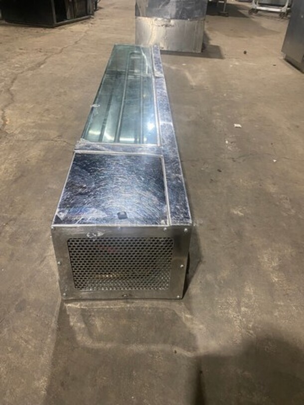 Yoshimasa Commercial Countertop Refrigerated Sushi Display Case Merchandiser! With Straight Front Glass! Stainless Steel Body! - Image 2 of 8