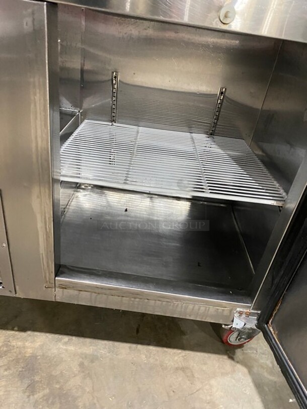 Cool Tech Commercial 2 Door Lowboy/ Worktop Cooler! Stainless Steel! On Casters! - Image 6 of 9