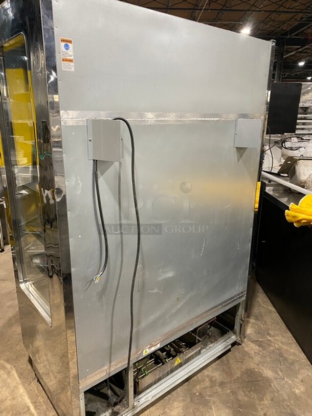 2015 Karlos Stainless Steel Commercial Grab N Go Open Merchandiser! On Casters! MODEL 1250 M2 SN: 43670 230V  - Image 3 of 10