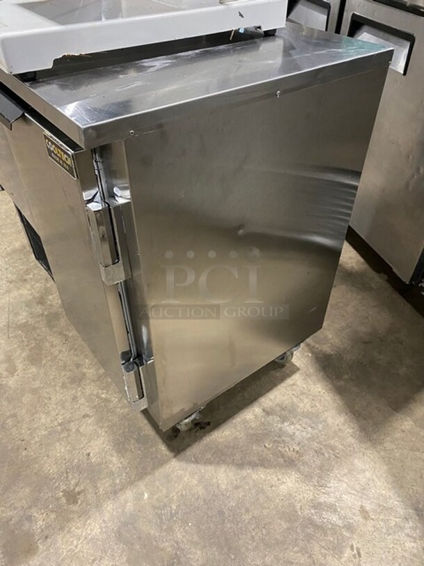 LATE MODEL! 2019 Cool Tech Commercial 2 Door Lowboy/ Worktop Cooler! Stainless Steel! On Casters! Model: CUST36LB SN: 025619 120V 60HZ 1 Phase - Image 4 of 8