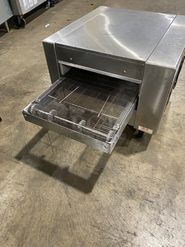 WOW! Mighty Chef Commercial Countertop Conveyor Oven! All Stainless Steel! On Small Legs! - Image 2 of 8