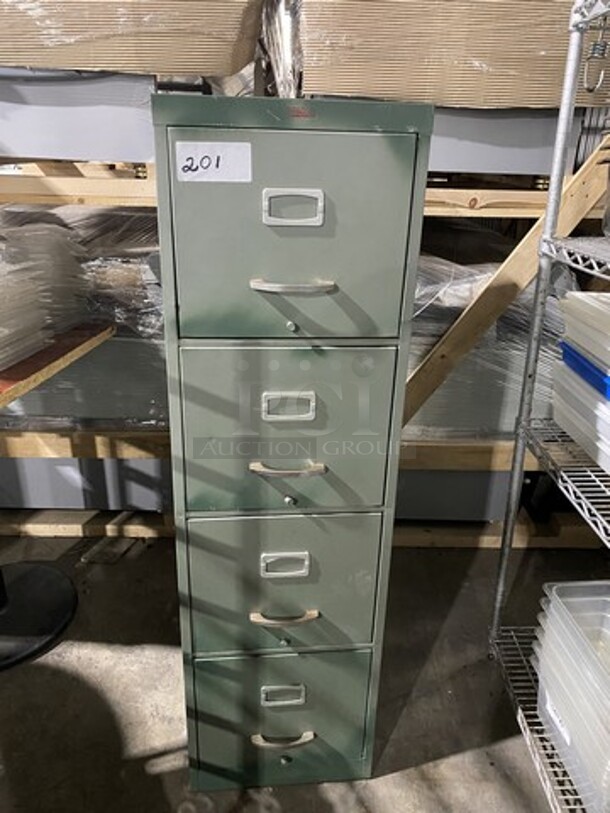 Four Tier Filing Cabinet!  - Image 1 of 8