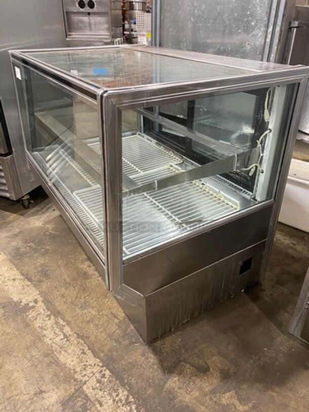 Commercial Refrigerated Bakery Display Case Merchandiser! With Straight Front Glass! With Sliding Rear Access Doors! Stainless Steel Body! - Image 2 of 10