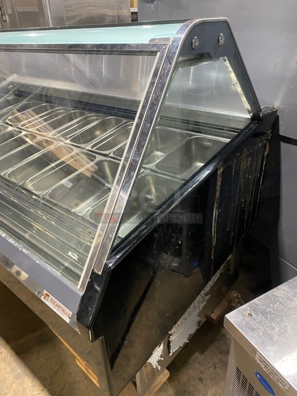 Oscartielle Gelato Serving Station! Glass Sliding Doors on Back Side! Working When Removed! - Image 4 of 9