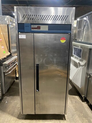 Williams Floor Style Stainless Steel Blast Chiller! On Commercial Casters! MODEL HS15BC SN:195209 208V 1PH