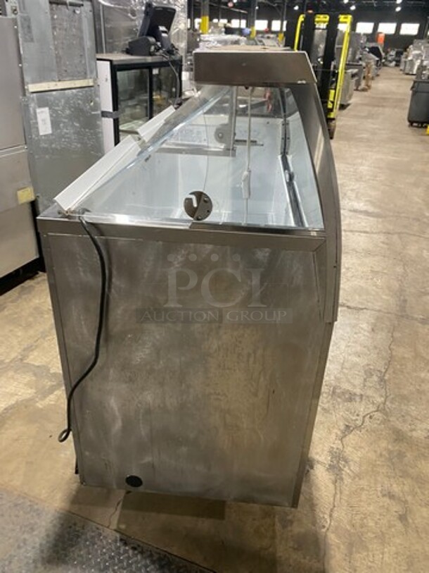 Master Bilt Commercial Ice Cream Dipping Cabinet Merchandiser! With Sneeze Guard! Model DD66LCG Serial 134401SAA01! 115V 1Phase! - Image 3 of 9