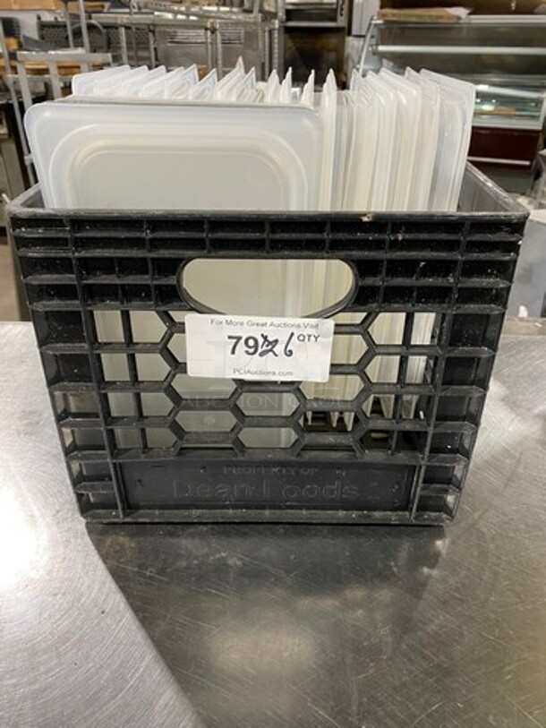 ALL ONE MONEY! Cambro Clear Poly Food Container Lids! - Image 1 of 6