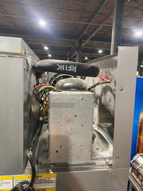 Beverage Air Stainless Steel Commercial 2 Half Size Door Reach In Freezer! On Commercial Casters! MODEL HF1HC1HSRC18 SN: 12902745 115V 1PH - Image 9 of 11